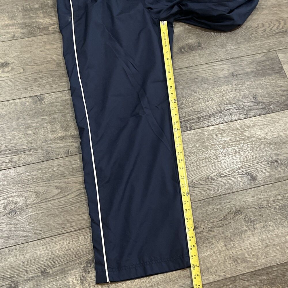 Vintage Y2K Nike Gray Tag Blue White Stripe Wide Leg Warm-Ups Track Pants Men XL - Picture 7 of 10
